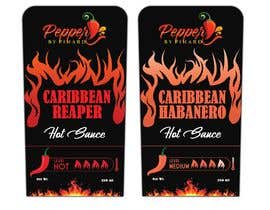 #140 for 2 x Hot Sauce bottle full back and front labels (Very similar labels) by designerriyad255