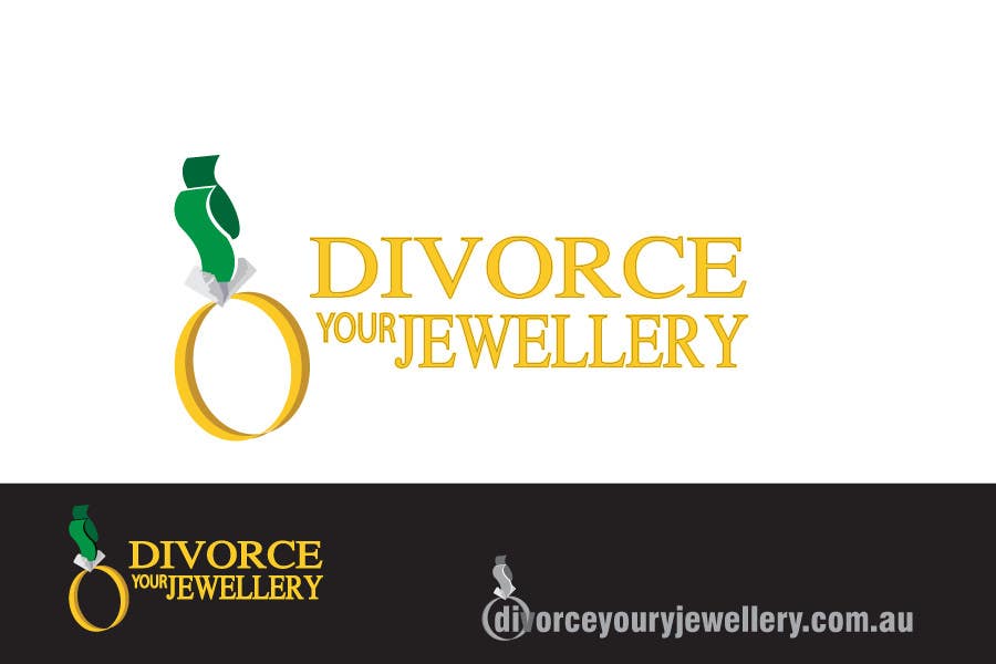 #142. pályamű a(z)                                                  Logo Design for Divorce my jewellery
                                             versenyre