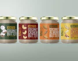 Nro 57 kilpailuun Food Label design (4 x flavors of Butter, Almond, Peanut, Cashew, Original) käyttäjältä kalnienk