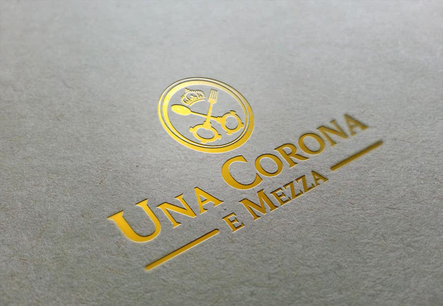 Konkurrenceindlæg #54 for                                                 Disegnare un Logo for Una corona e mezza (home restaurant)
                                            