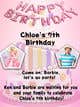 Contest Entry #437 thumbnail for                                                     Child brithday party invitation
                                                