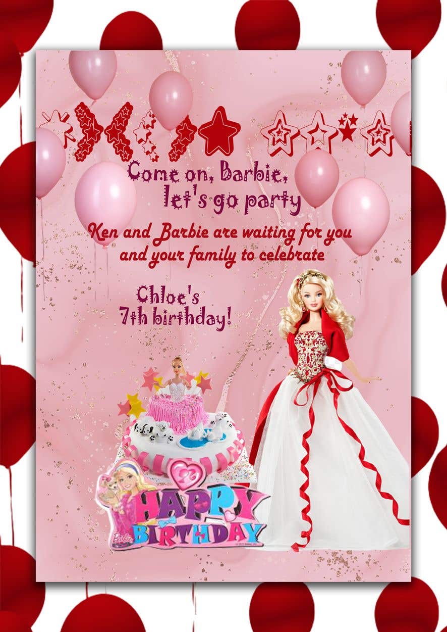 Contest Entry #257 for                                                 Child brithday party invitation
                                            
