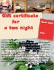 Konkurrenceindlæg #6 billede for                                                     Design a Gift certificate fot a Hotel stay for 2 nights
                                                