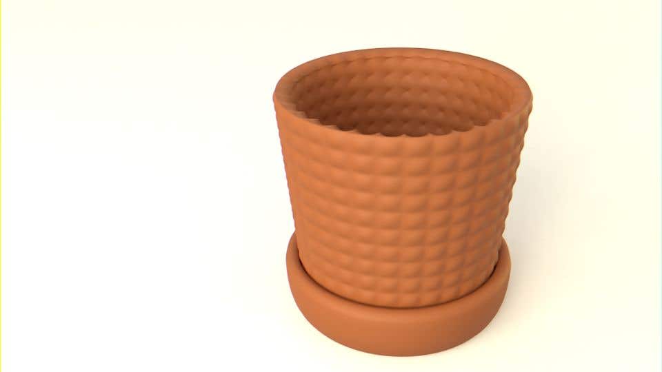 Bài tham dự cuộc thi #46 cho                                                 3D Plant Pot Design
                                            