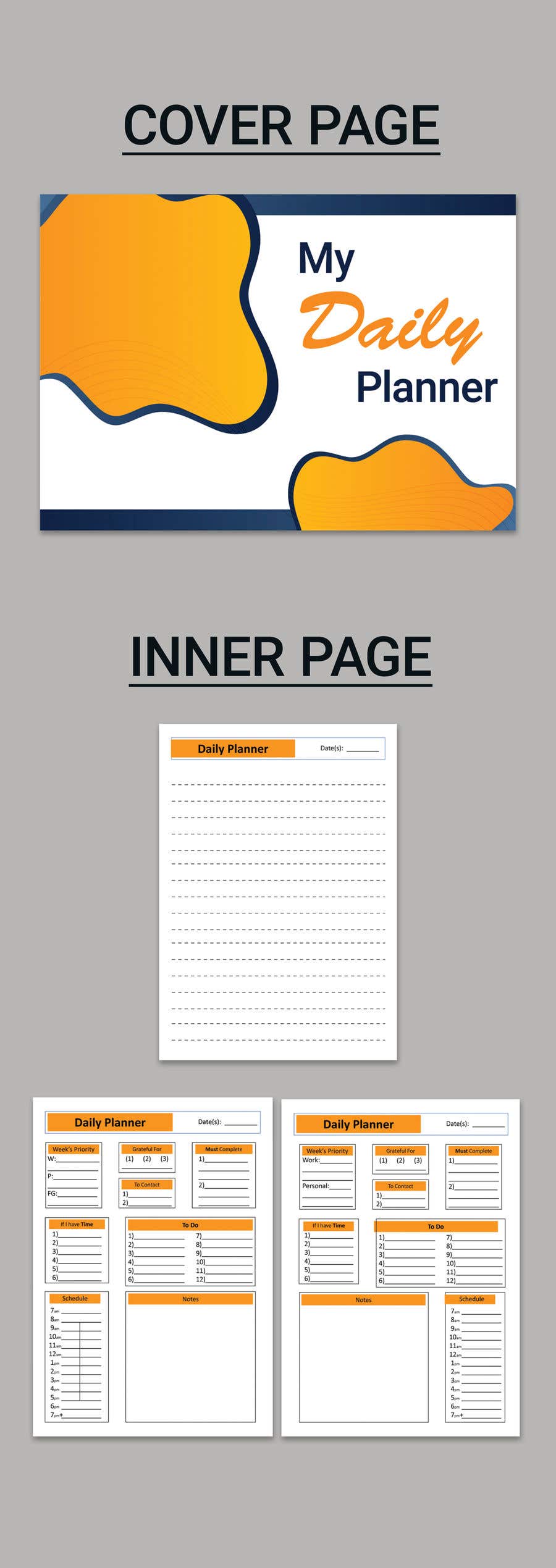 Συμμετοχή Διαγωνισμού #38 για                                                 Design book cover (Cover and redesign our planner)
                                            