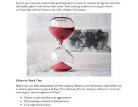 #24 para Write a 1,500-2,500 blog article on why timetracking is important for CEOs/senior managers por udemepaul