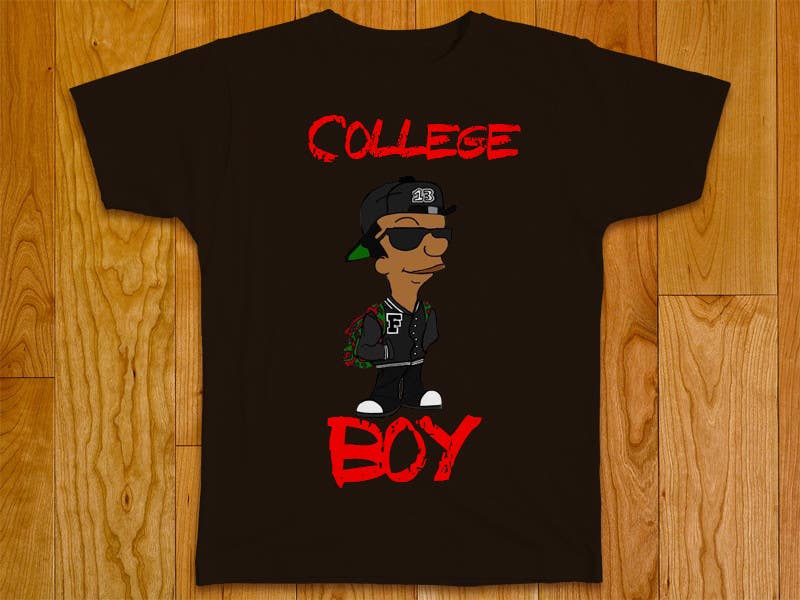 Proposition n°11 du concours                                                 Design a T-Shirt for "College Boy"
                                            
