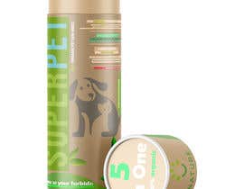 #9 for Design a cardboard tube packaging for an organic pet product av AhmedDiab121