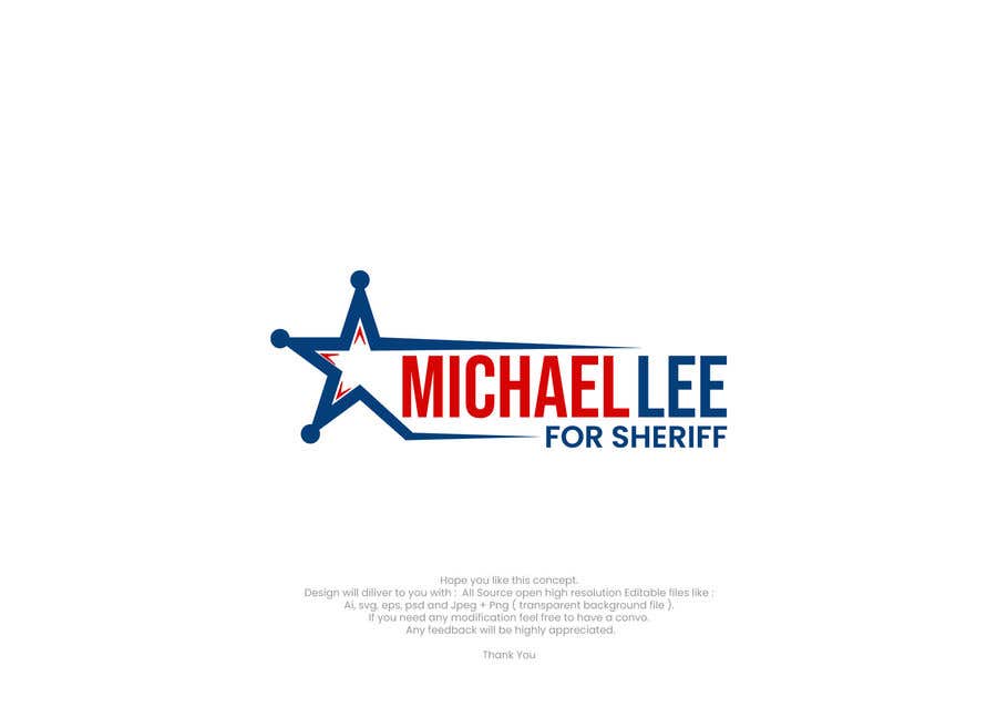 Penyertaan Peraduan #668 untuk                                                 Logo design for Sheriff
                                            