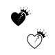 Contest Entry #200 thumbnail for                                                     "Prince of Heartz" Logo Concept
                                                