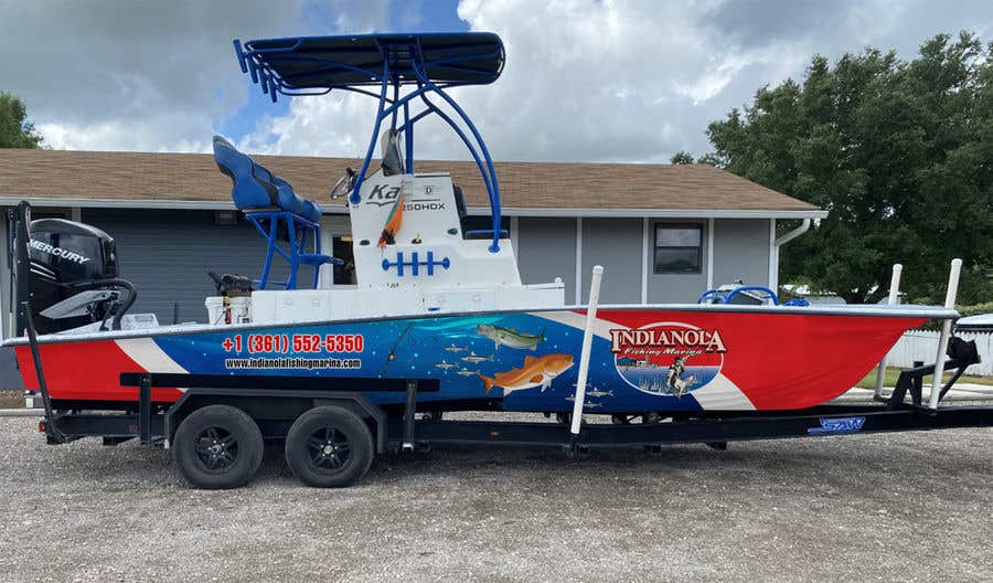 Contest Entry #38 for                                                 truck and boat wrap
                                            