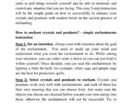 #8 untuk I need instructions on how to enchant crystals and pendants oleh thesecret1611
