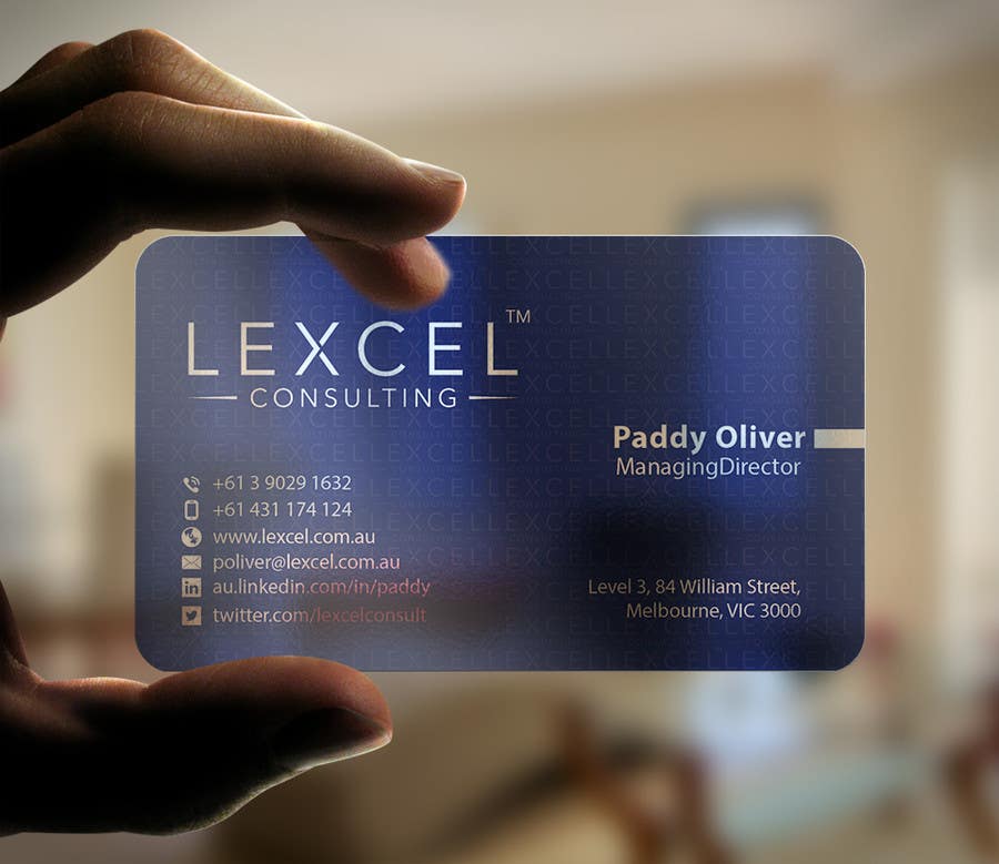 Inscrição nº 256 do Concurso para                                                 Design some Business Cards for Lexcel Consulting
                                            