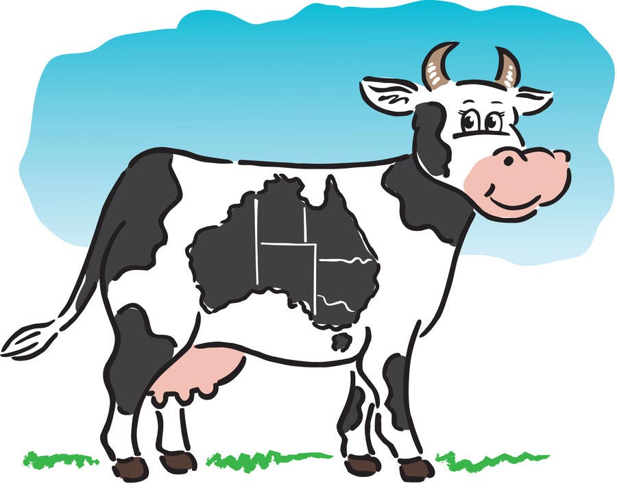 ผลงานการประกวด #6 สำหรับ                                                 Design a Logo for an Australian Milk dairy looking to exporting milk
                                            