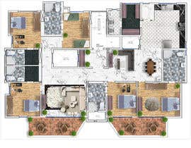 #6 para 2D Plan of Apartment por medofifa82