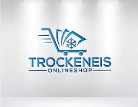 #267 untuk Logo for the online shop website trockeneis-onlineshop.at oleh mdamirhossain733