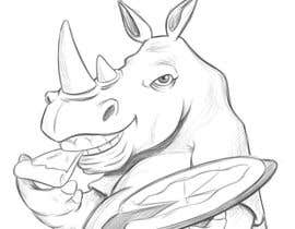 #13 Rhino caricature részére Juani84 által