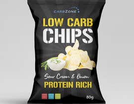 #166 for Design a Low Carb High Protein Chips Bag by shrutimurarka