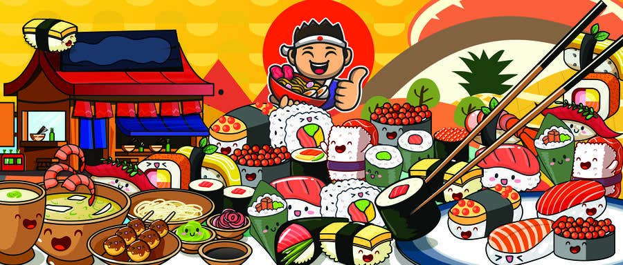 
                                                                                                            Penyertaan Peraduan #                                        37
                                     untuk                                         Kawaii Anime Sushi Food Banner Needed HIgh res
                                    