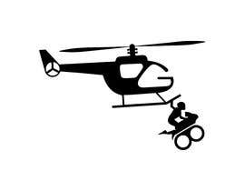Khairuli tarafından Image shilouette G B helicopter and Motorbike için no 2