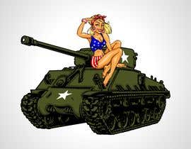 #110 for Bomber Betty on a tank av barbarart