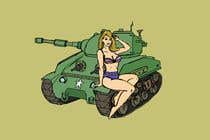 #38 for Bomber Betty on a tank by Mazensalama0