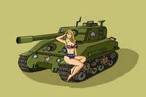 #60 for Bomber Betty on a tank by Mazensalama0