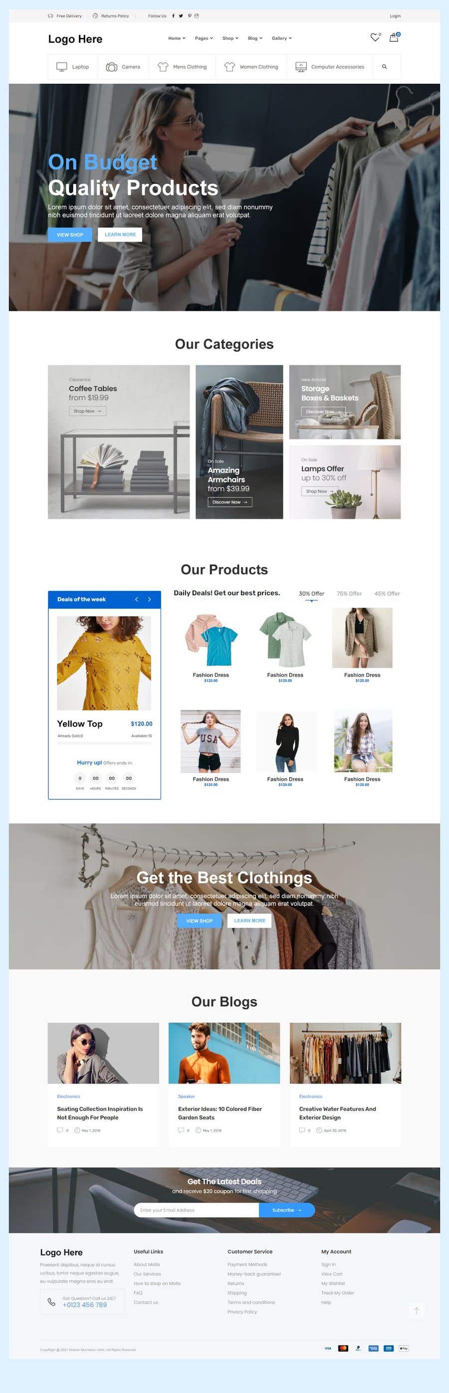 
                                                                                                            Konkurrenceindlæg #                                        18
                                     for                                         Build a landing page for our shopify store using Shogun Landing page builder
                                    