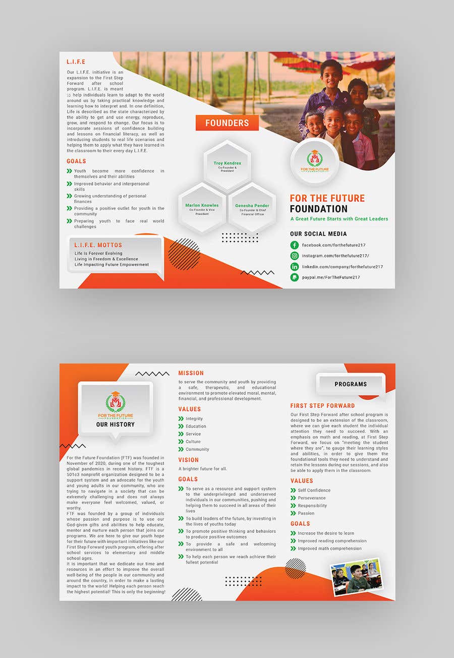 
                                                                                                            Kilpailutyö #                                        20
                                     kilpailussa                                         design a tri-fold brochure, a 1 visual, pager, a weekly newsletter
                                    