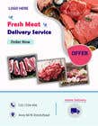 AfsanaNurBithi tarafından Flyer - Fresh Meat Delivery at Home için no 85