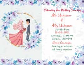 #63 para Marriage Invitation Card por misbahazam2002