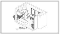 #39 untuk 3D design of kids room in tiny space (Beds, furniture and idea) oleh EstebanGreen