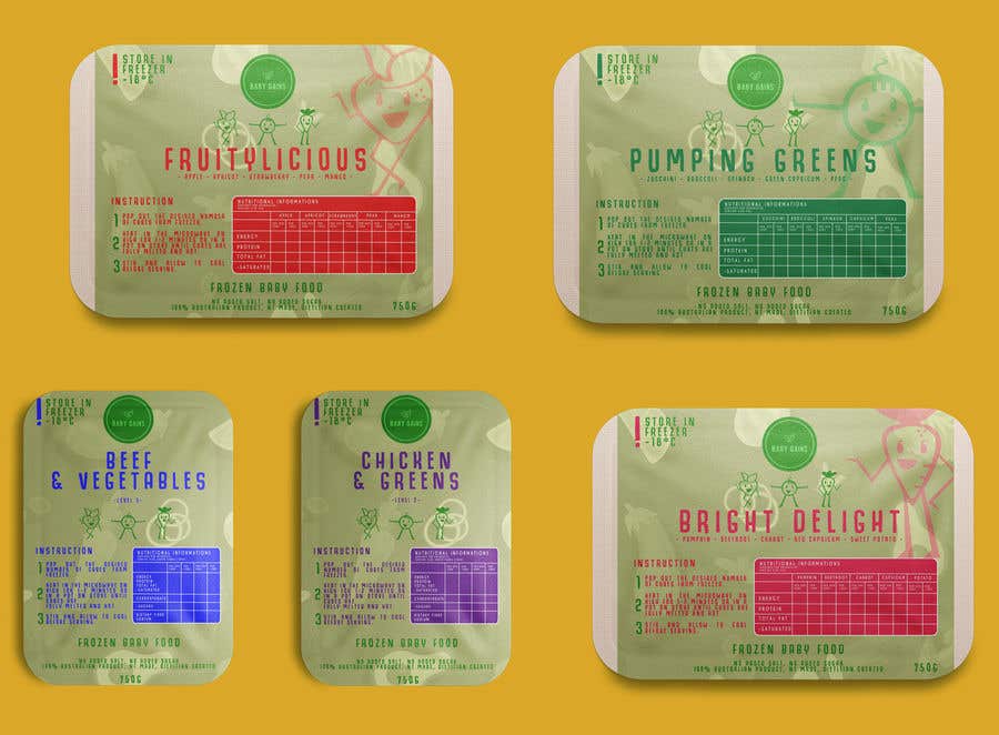 
                                                                                                                        Penyertaan Peraduan #                                            34
                                         untuk                                             Baby Food product, packaging design
                                        