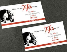 nº 33 pour Design some Business Cards for hair dressing salon par AlexTV 