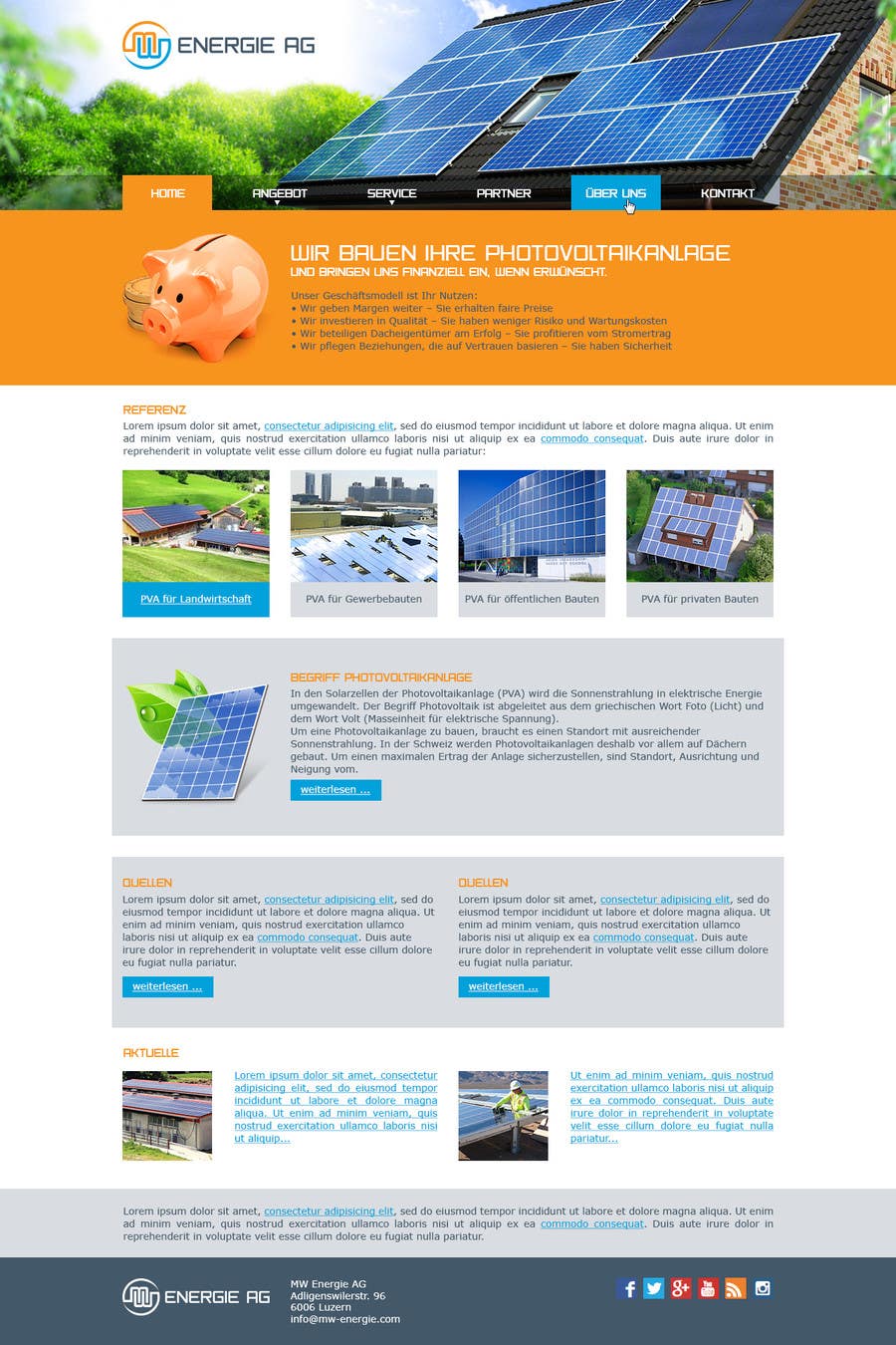 Inscrição nº 14 do Concurso para                                                 webdesign for photovoltaic company
                                            