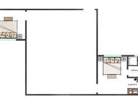 #7 cho Bathroom addition to existing upstairs and floor plan idea for remaining space bởi Hamnaiqbalkz