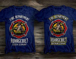#28 para Firefighter T-Shirt and Patch por dsgrapiko
