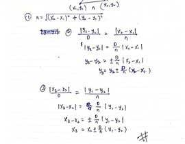 shengnn tarafından Formula to find a perpendicular point için no 6