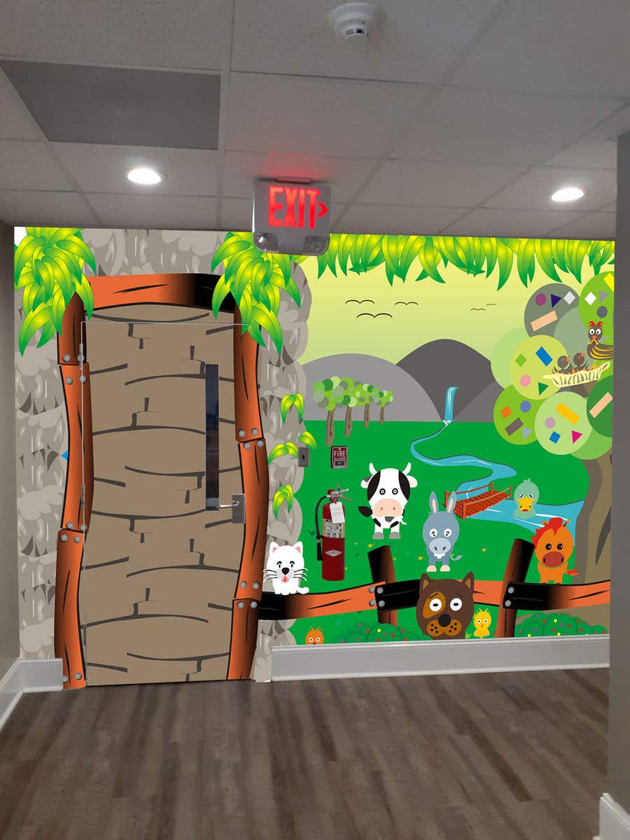 
                                                                                                            Конкурсная заявка №                                        41
                                     для                                         3D Graphic Design for Wall Mural - Children's Treehouse Theme
                                    
