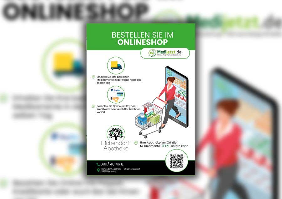 
                                                                                                            Bài tham dự cuộc thi #                                        64
                                     cho                                         Builda flyer for a pharmacy onlineshop with the option to pay by credit card or PayPal and have it delivered on the same day.
                                    