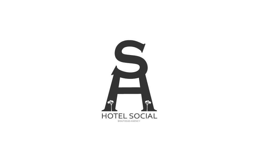 Penyertaan Peraduan #35 untuk                                                 Design a Logo for Hotel Social Media Agency
                                            