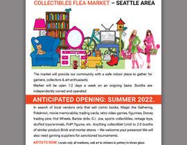 #88 for Design Quarter Page Flyer for Print/Online for New Flea Market in Seattle by TheCloudDigital