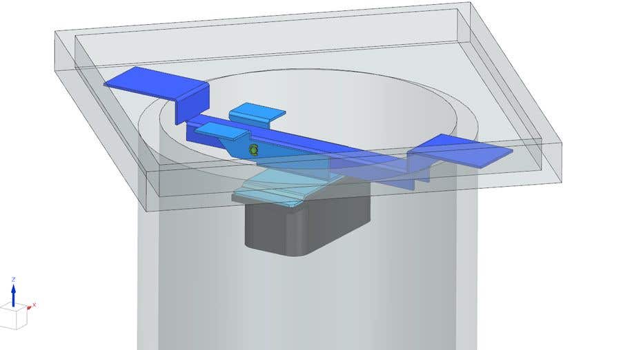 Penyertaan Peraduan #12 untuk                                                 3D CAD Concept of Holder for Drainage Sensor
                                            