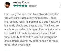 Akshay8459 tarafından Download and rate our App on Google Play store. A winner will be selected from a pool of the best raters / commenters için no 19