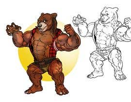 #55 para Illustration of a muscle Bear por berragzakariae