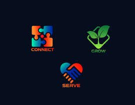diconlogy tarafından Symbols for connect, grow, and serve için no 143
