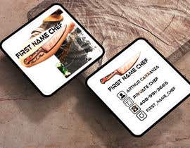 #9 untuk Logo/Business Card design for a Chef using Tattoo Inspiration- Design must meet business card requirements on Moo&#039;s website - link below oleh alomgir06101991