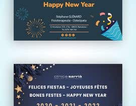 #10 cho 2 Cartas felices fiestas y Feliz años. 2 Cartes de Voeux joyeuses Fètes bởi MdHumayun0747