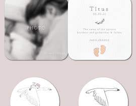 #244 untuk Design for a birth card oleh DesignerrSakib