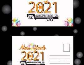 #36 untuk Design a post card to great with NEW YEAR 2021 on behalf of a company. oleh papiachowdhury71